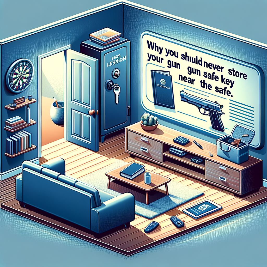 Why You Should Never Store Your Gun Safe Key Near the Safe