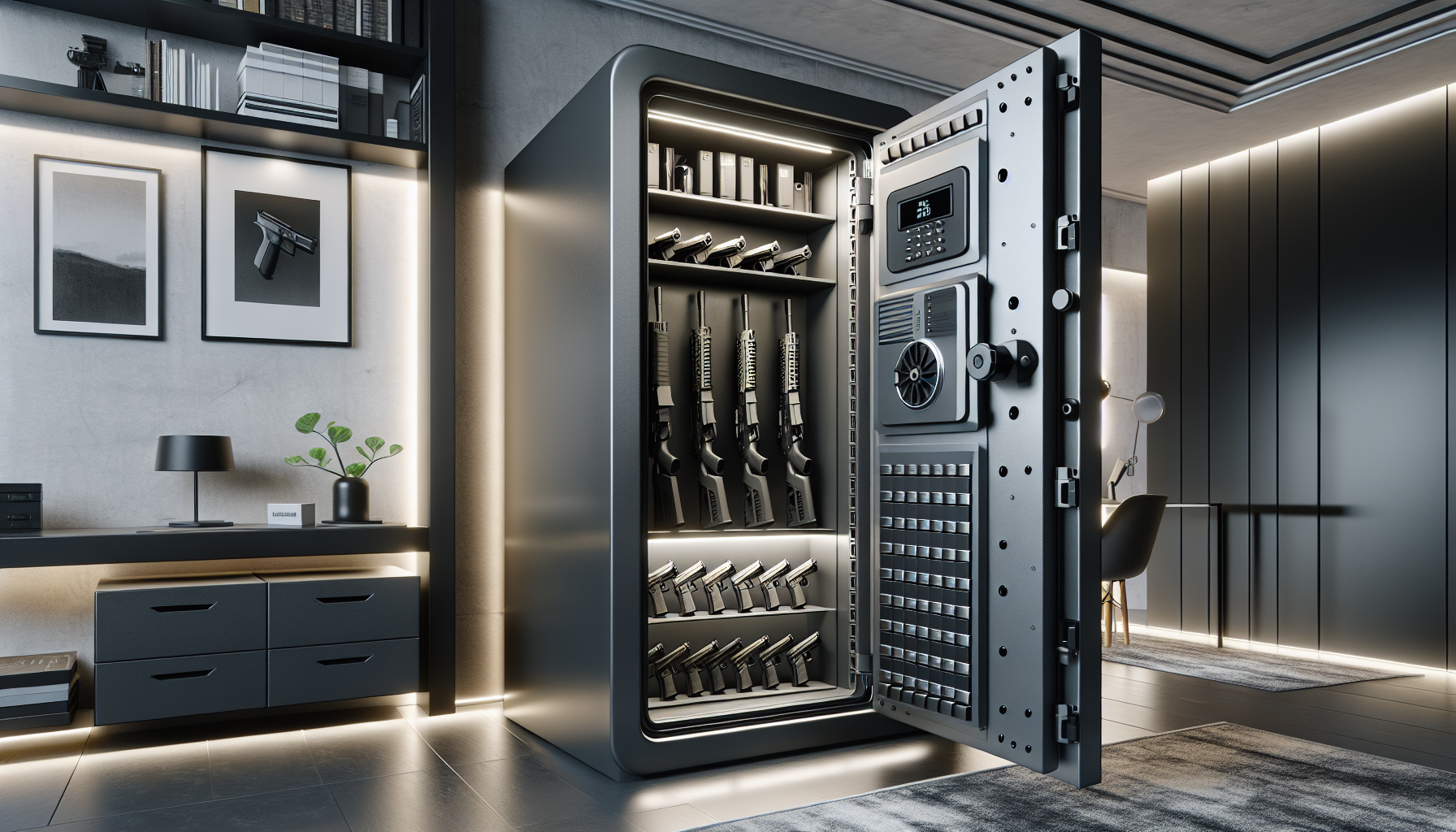 How to Choose a Gun Safe with Interior Lighting Features