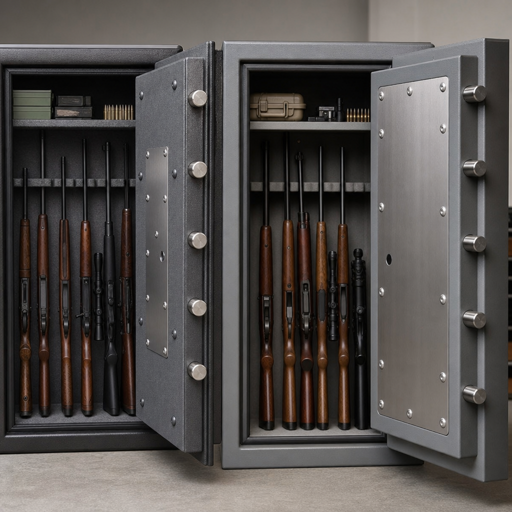 Comparing Gun Safes with Reinforced Anti-Drill Plates