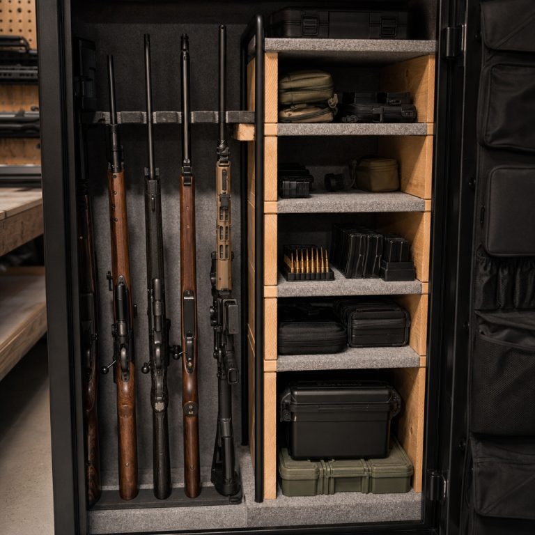 DIY Gun Safe Shelving for Custom Storage Racks