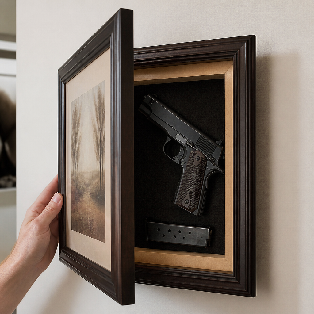 How to Turn a Picture Frame Into a Hidden Gun Compartment