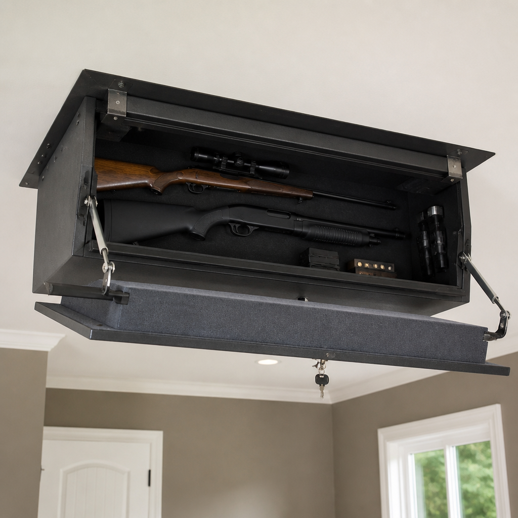 The Best Drop-Down Gun Safes for Discreet Ceiling Storage