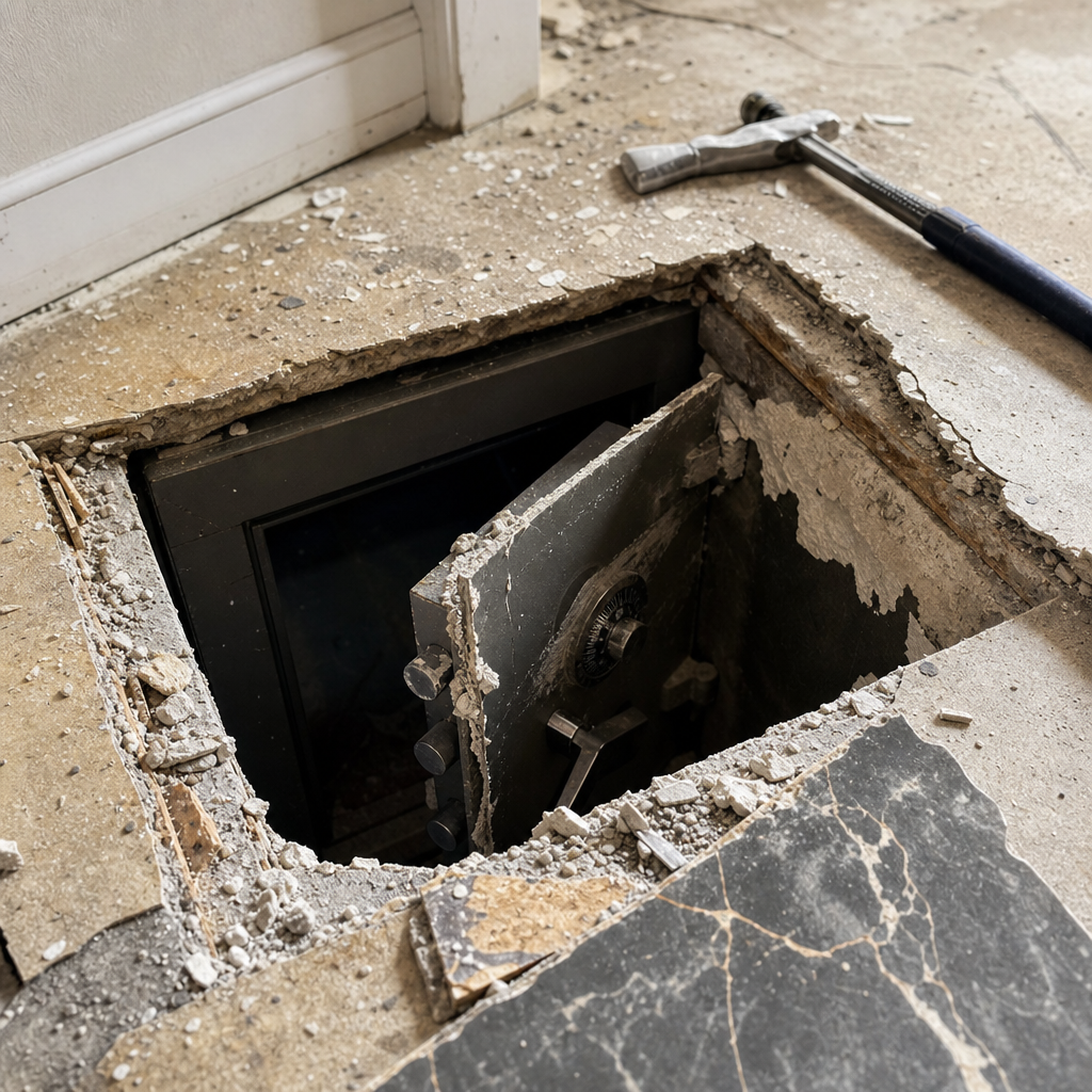 The Myth That Floor Safes Are Impossible to Break Into