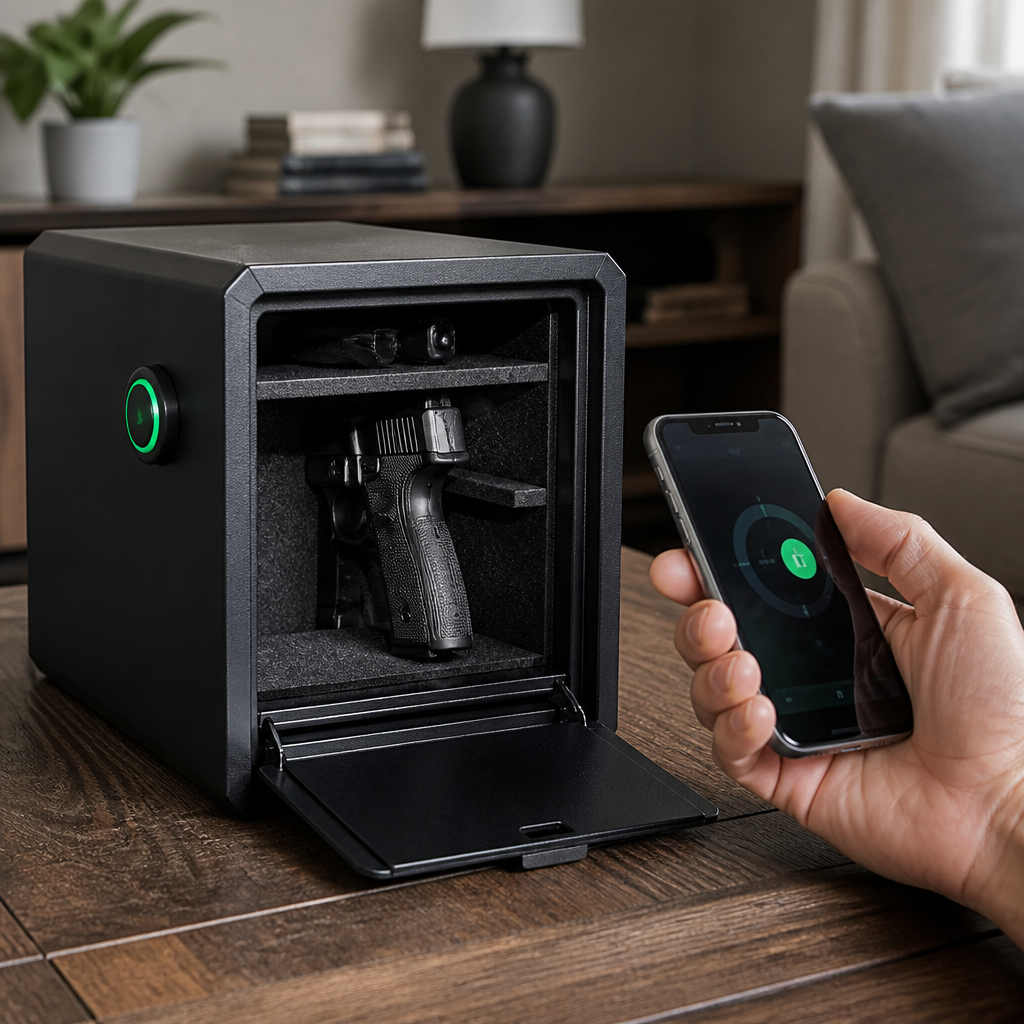 Gunbox 2.0: A High-Tech, App-Controlled Safe for Handguns
