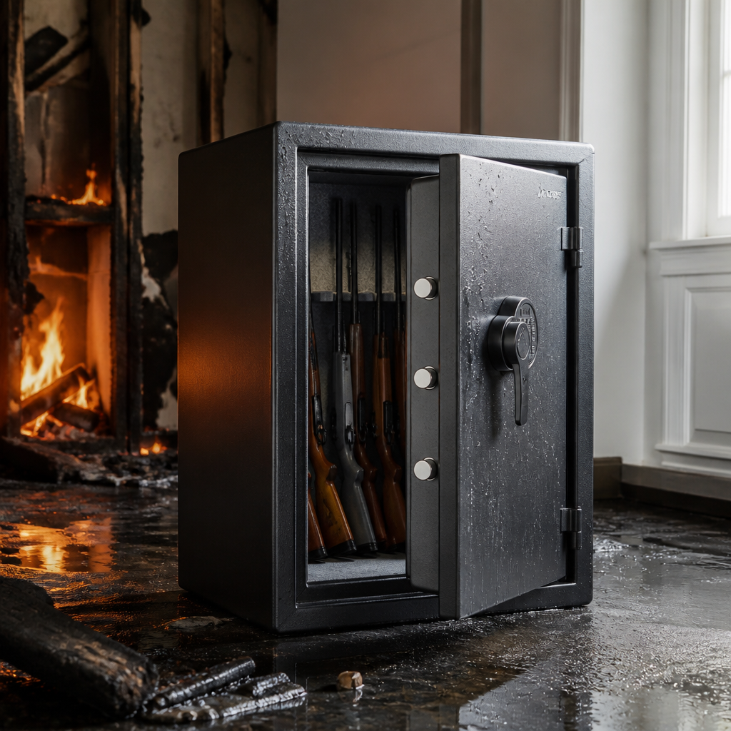 SentrySafe Fireproof and Waterproof Gun Safe: Double Protection in One Safe